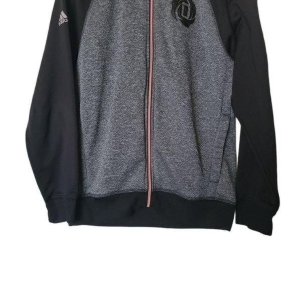 Adidas Derrick Rose Varsity Jacket M‎ Medium Black - Picture 4 of 6